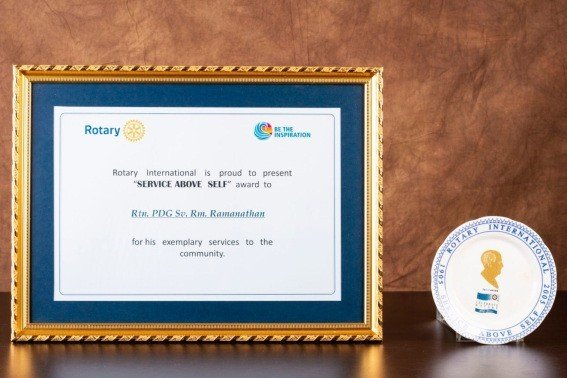 Service Above Self Award Rotary International USA